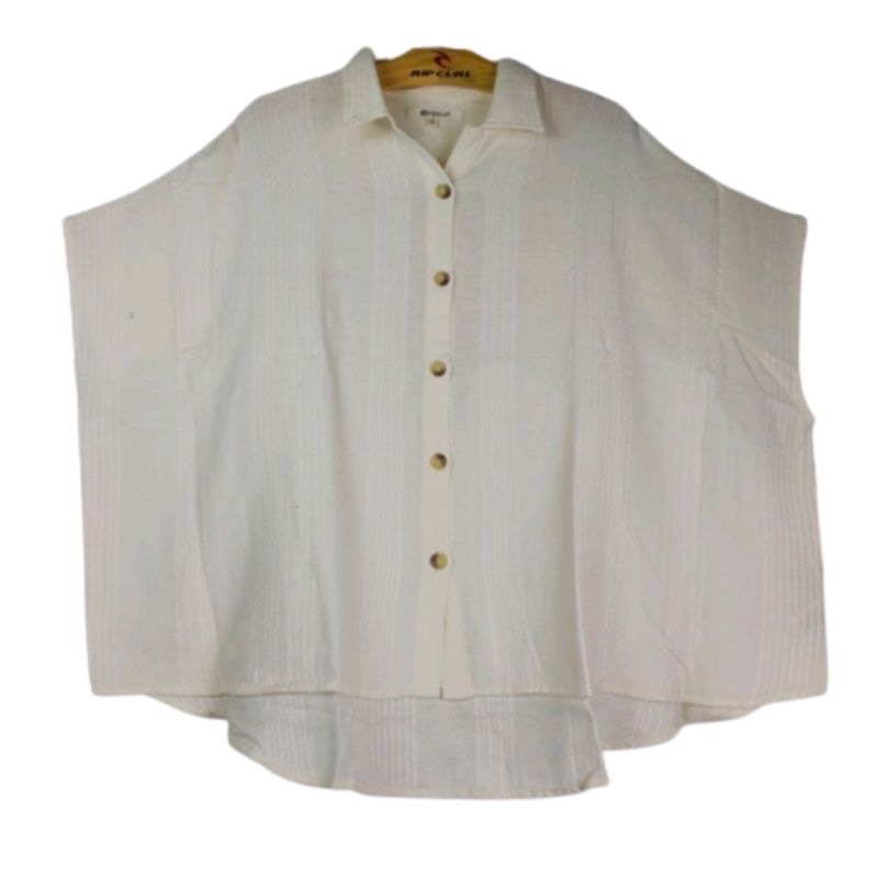 Kemeja Ripcurl Wanita Original A21 Dune shirt - bone