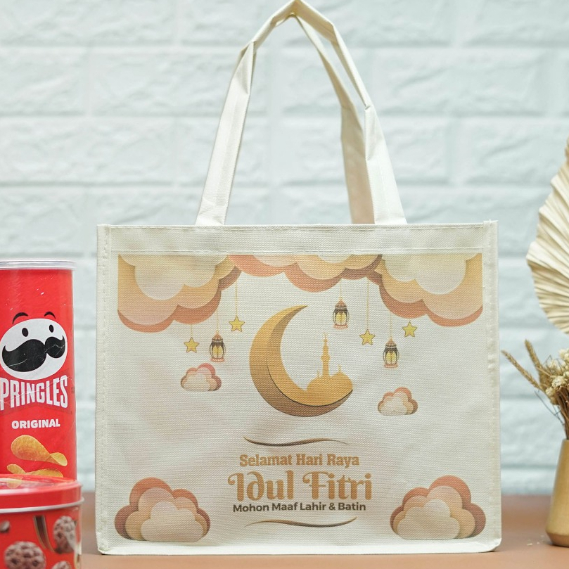 

Uk 25x30x13 Tas Bingkisan Lebaran Tas Parcel Hari Raya Idul Fitri Bahan POLYESTER