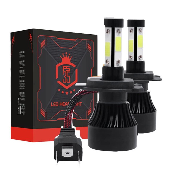 Harga murah Lampu LED X7 COB 4 Sisi Mobil H4 H7 H11 HB3 HB4 HIR2 12V24V 4W 2pcs o Paling Dicari Sell