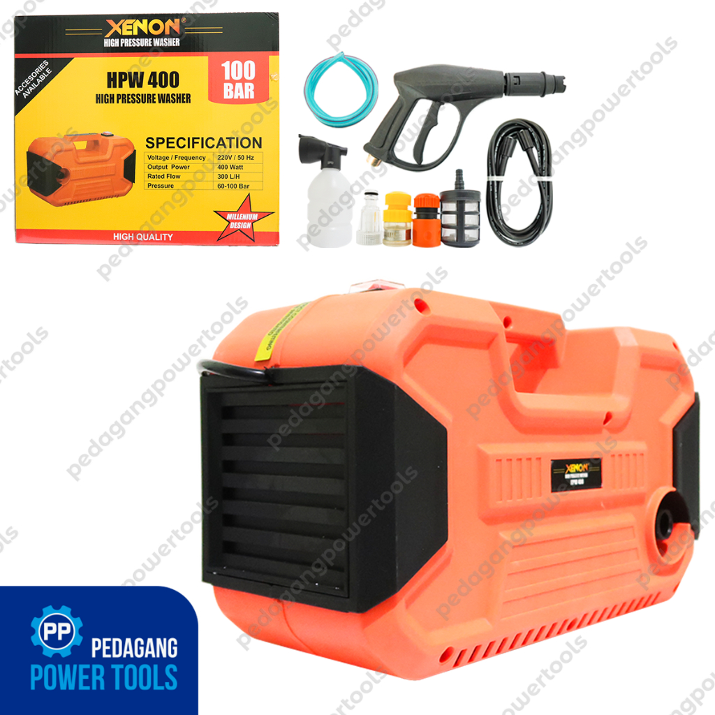 XENON HPW400 MESIN STEAM CUCI MOBIL MOTOR LISTRIK JET CLEANER LISTRIK