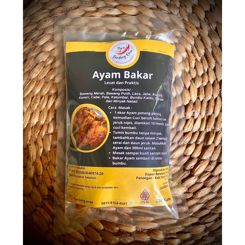 

Bumbu Ayam Bakar 1 Kg Bumbu