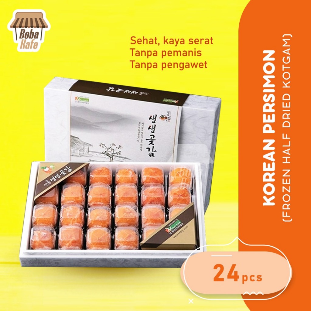 

KESEMEK KOREA BEKU / KOREAN PERSIMON - FROZEN HALF DRIED KOTGAM ISI 24pcs