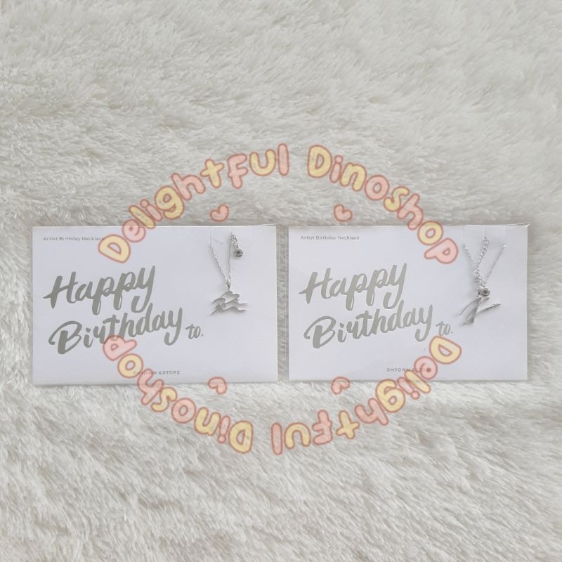 (READY STOCK) SM ARTIST BIRTHDAY NECKLACE DO KYUNGSOO KIM JONGIN KAI BYUN BAEKHYUN