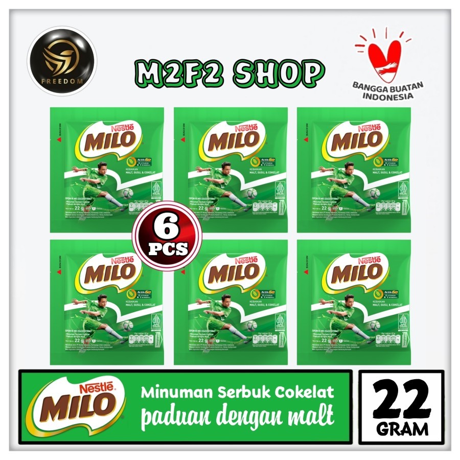 

Milo Activ-Go Minuman Serbuk Cokelat Malt Sachet - 22 gr (Kemasan 6 Pcs)