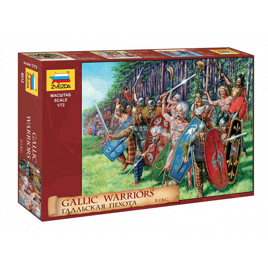 Figure Gallic warriors Skala 1:72 Zvezda