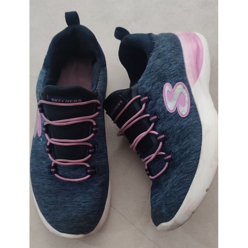 preloved sepatu skechers anak perempuan original size 34 insole 21 free sandal