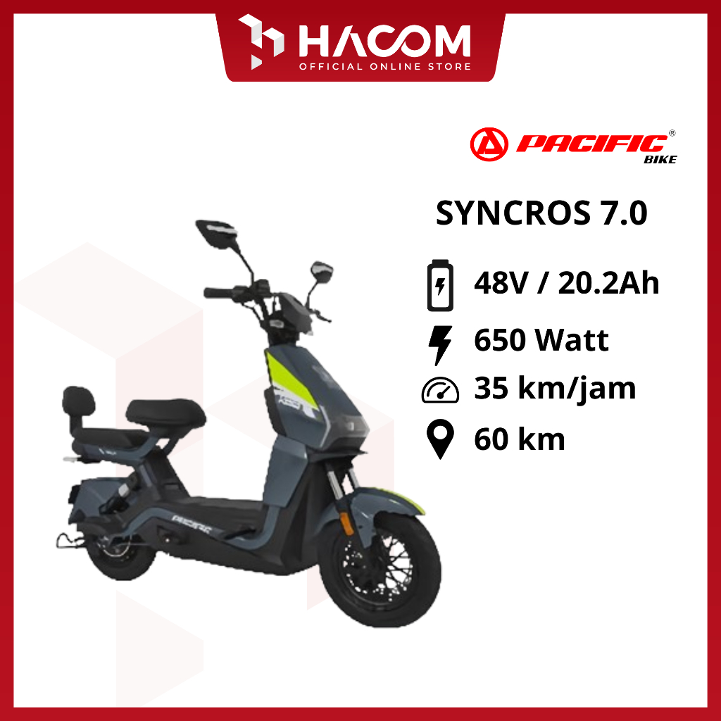NEW Sepeda Listrik PACIFIC SYNCROS 7.0 GARANSI RESMI