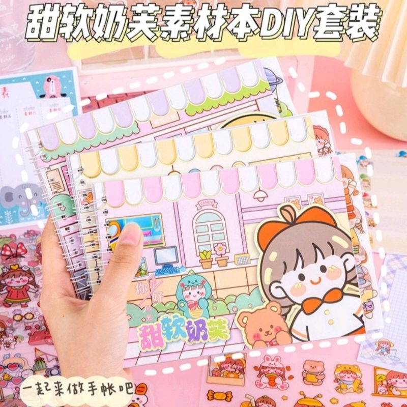 

Buku Album Sticker Korea Momo Sticker Sanrio