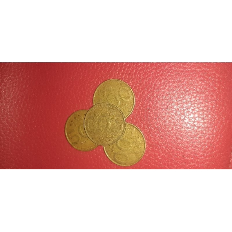 Uang 500 Rupiah kuning Bekas Layak Koleksi