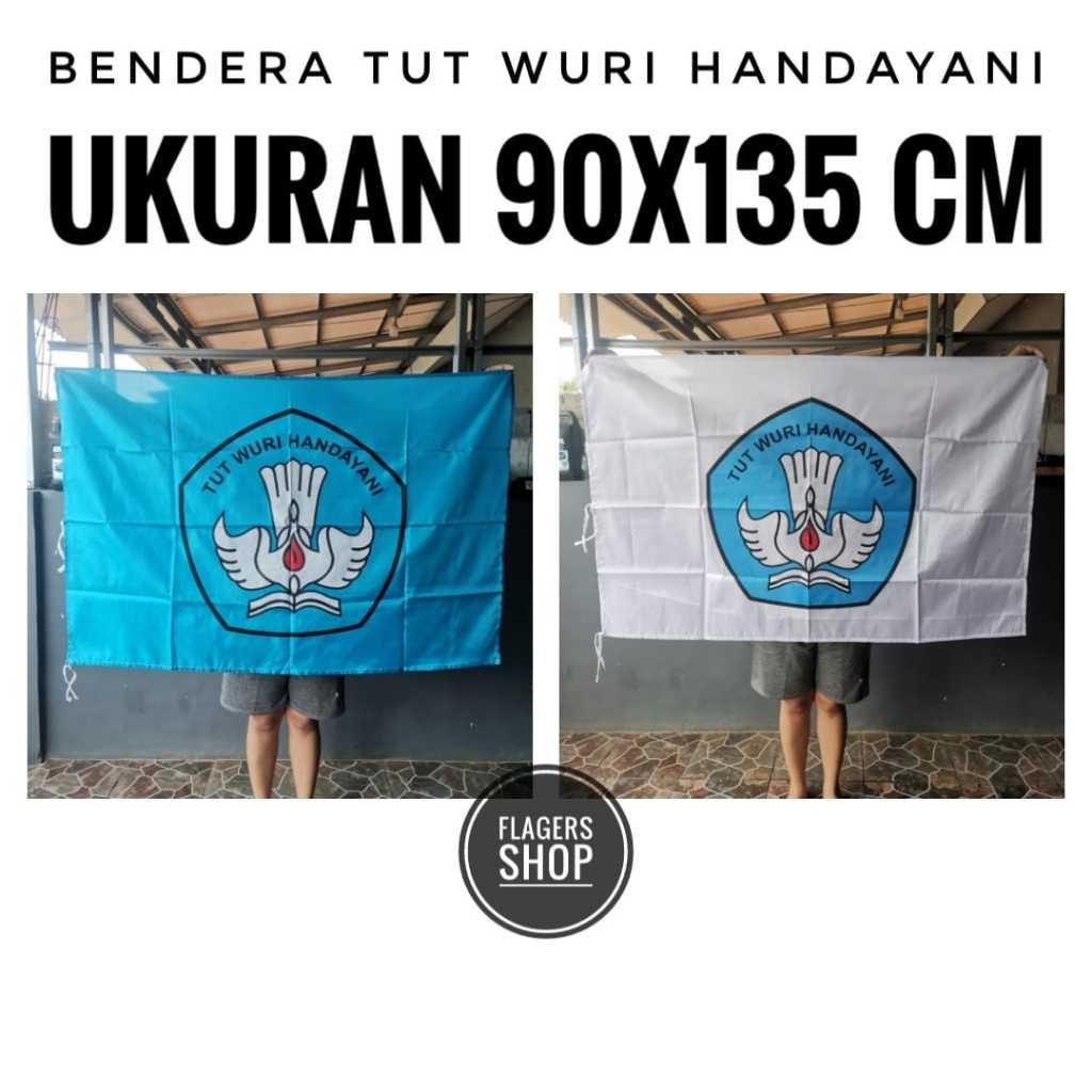 

Bendera Tut Wuri Handayani Ukuran 90x135 cm