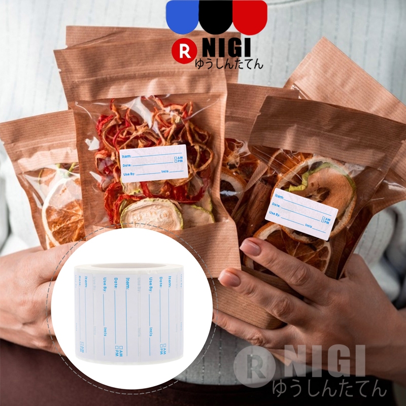 

NIGI Label Waterproof Stiker Tanggal Kadaluwarsa Label Penyimpanan Makanan