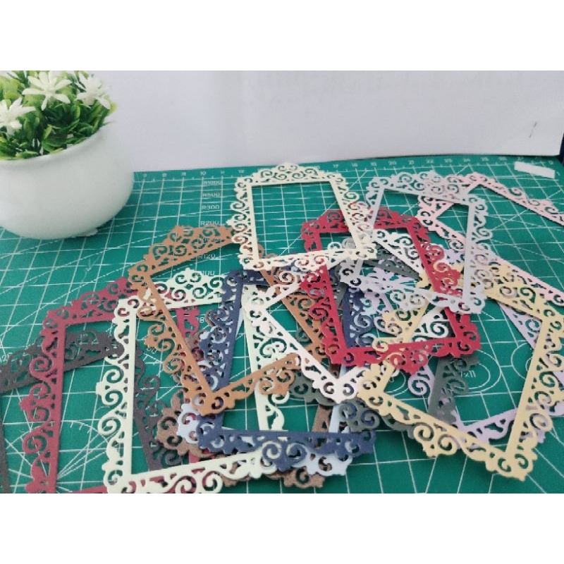 

5 Pcs Bingkai Retro/Scrabbook/Dies paper/Cutting Paper