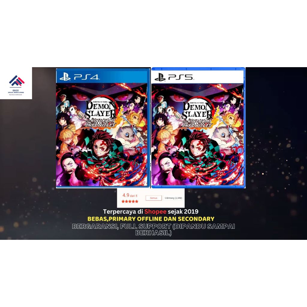 Demon Slayer Kimetsu no Yaiba Hinokami Chronicles - GAME ORIGINAL PS4 PS5