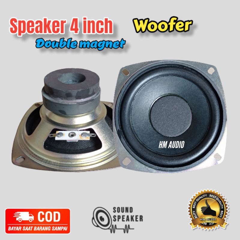Speaker 4 inch woofer Double magnet