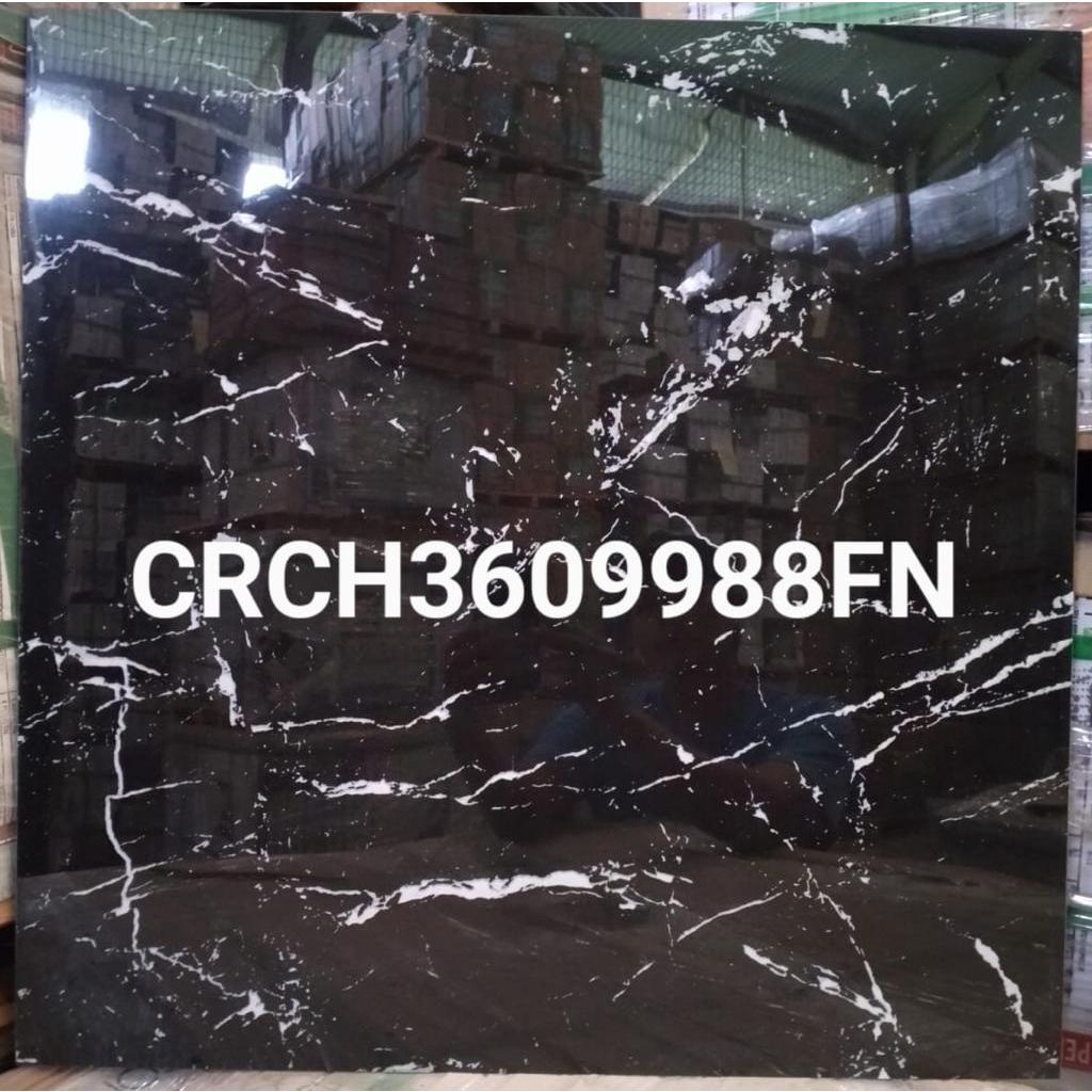 Granit Hitam Glazed Ceranoso 9988 60x60 - Kilat