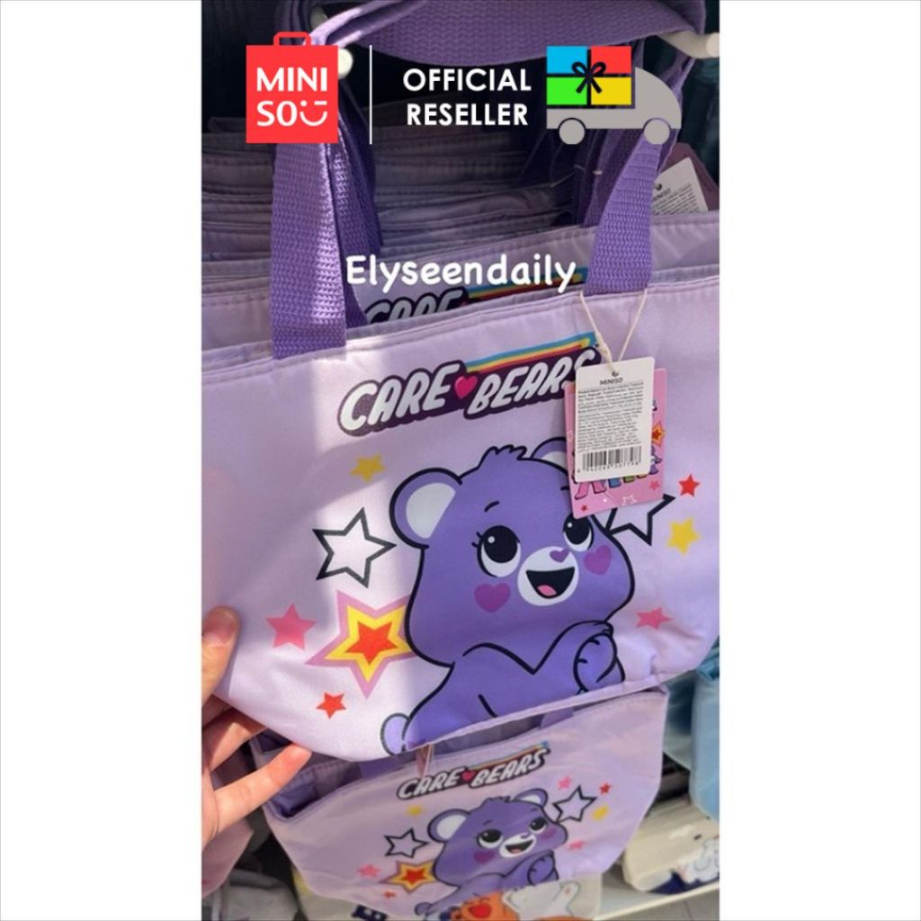 Miniso X Care Bears  Bento Bag Trapezoid