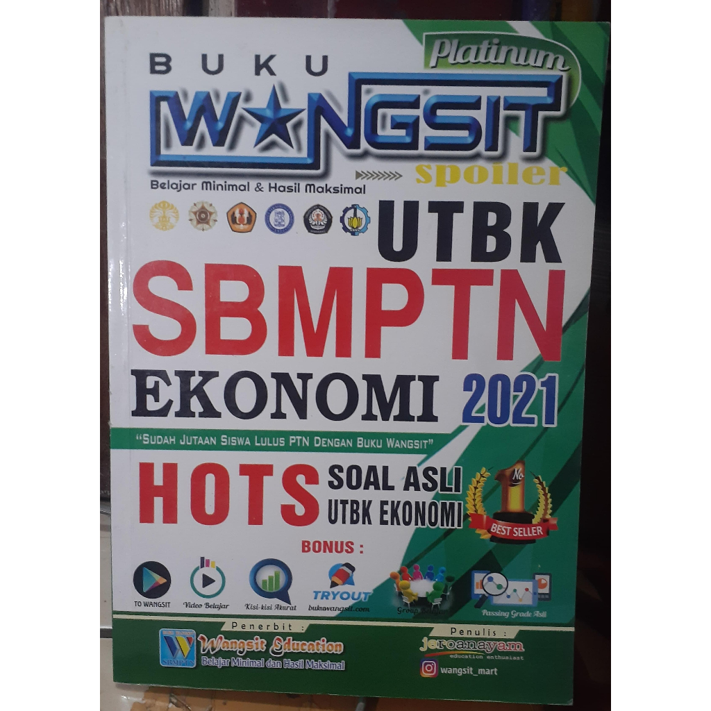 Wangsit SBMPTN Ekonomi 2021 (BEKAS)