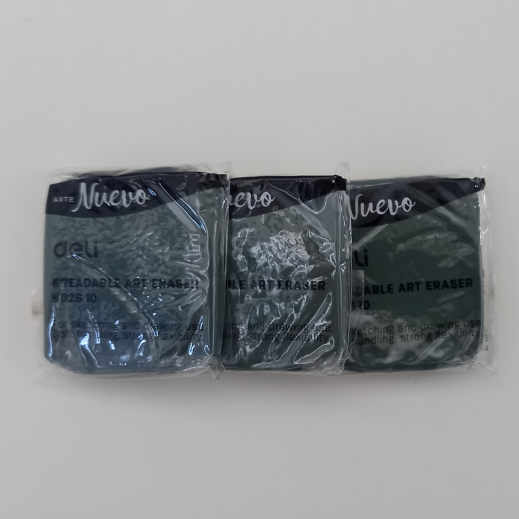 

DELI Arte Nuevo | Kneadable Art Eraser (3 Pcs)