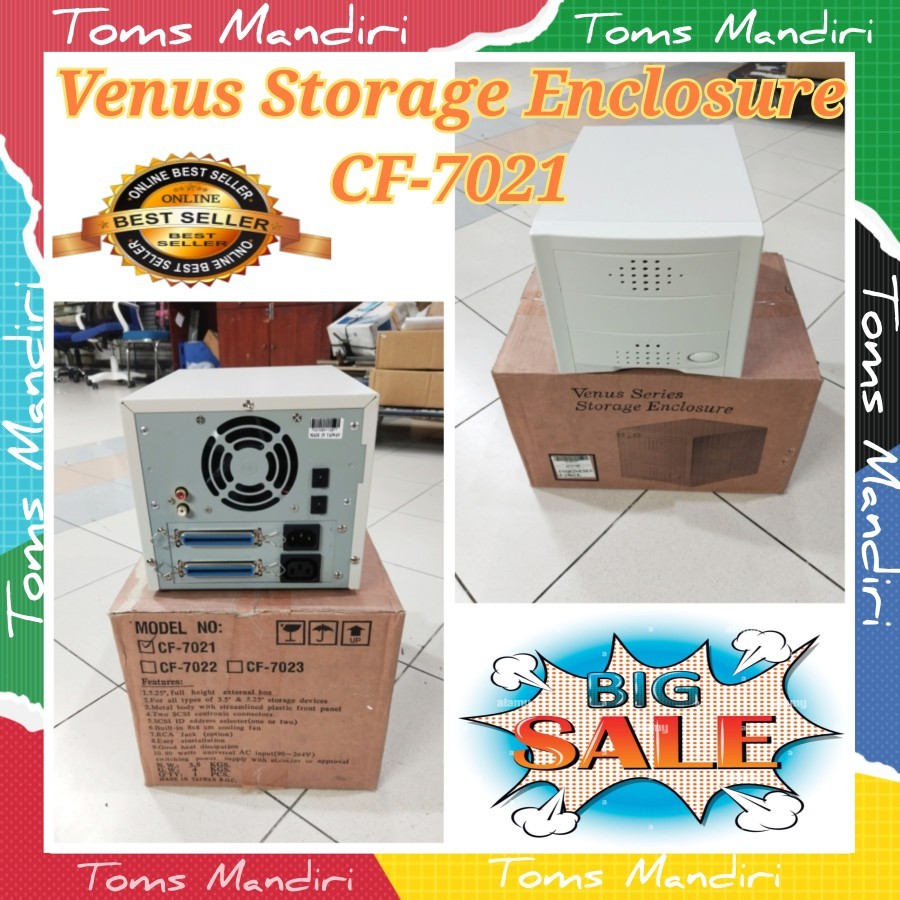 Venus Storage Enclosure 3.5" Inch & 5.25" Inch CF-7021