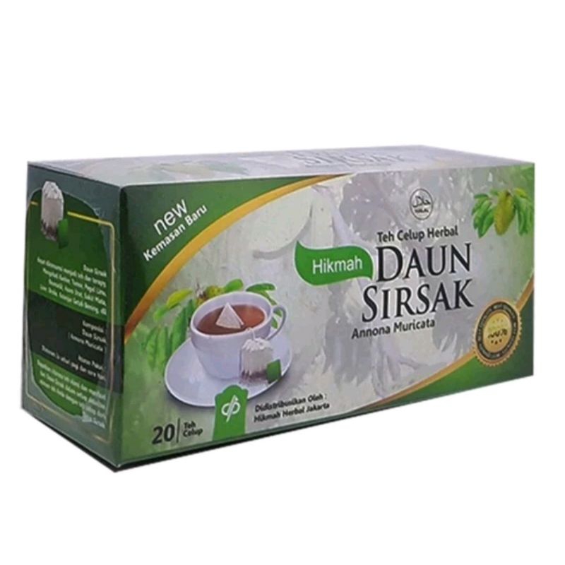 

TEH CELUP DAUN SIRSAK / TEH SIRSAK / TEH HERBAL DAUN SIRSAK ISI 20 KANTONG