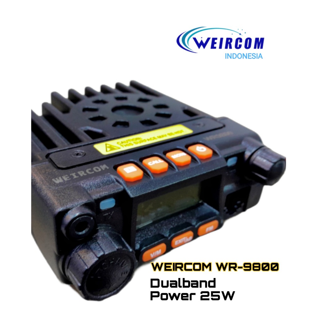 Radio Rig Mini Weircom WR-9800 Mini 8900 Dualband 25w
