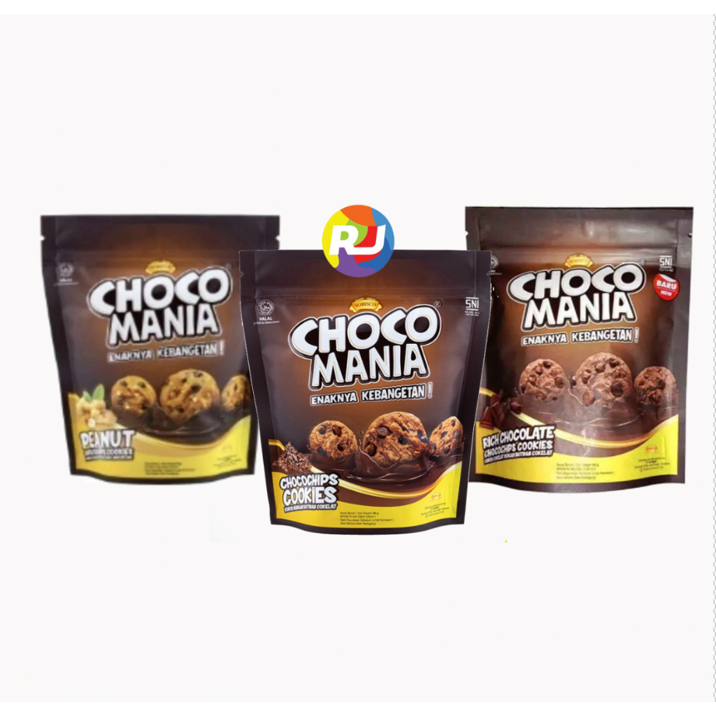 

Biskuit Choco Mania 90GR - Choco Chips / Rich Choco / Peanut