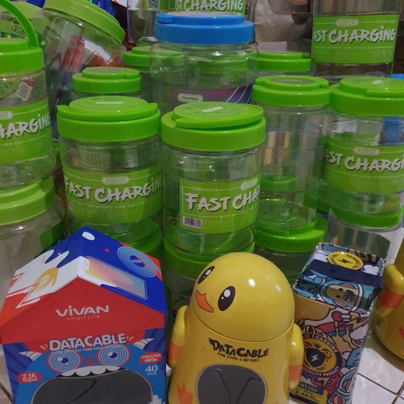 Toples Kosong Kabel Data Vivan Robot