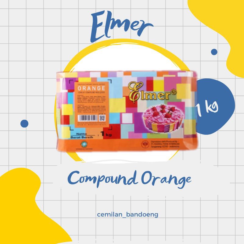 

ELMER COMPOUND ORANGE KEMASAN 1 KG