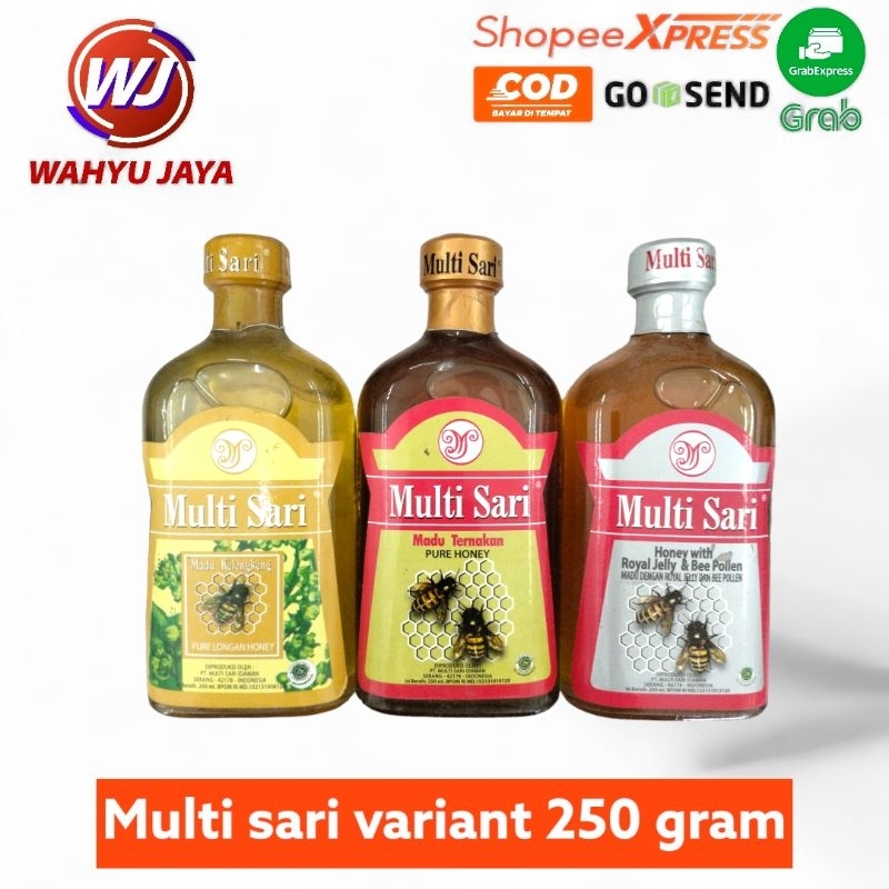 

madu multi sari klengkeng/ternak/honey with 250 gram