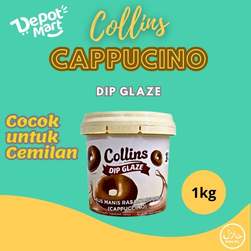 

Collins Dip Glaze Capuccino 1 KG - Collin Kapucino Saus Manis Rasa Cappuccino Depot Mart