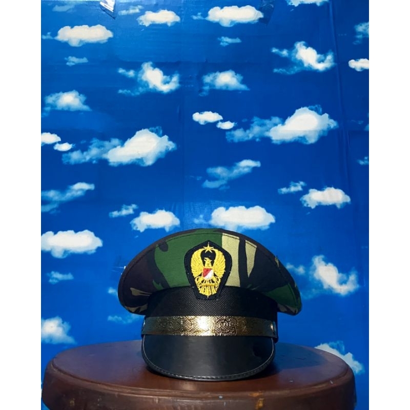 TOPI LORENG ANAK / TOPI PET TNI-AD