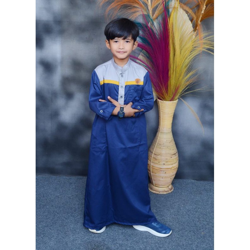 jubah anak laki laki/jubah kombinasi
