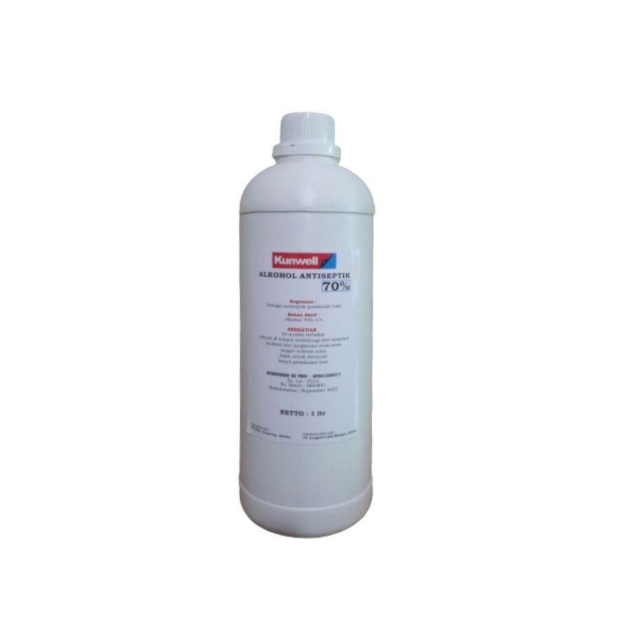 Alcohol 1 Liter 70% Alkohol 1 L antiseptik Pembersi Luka