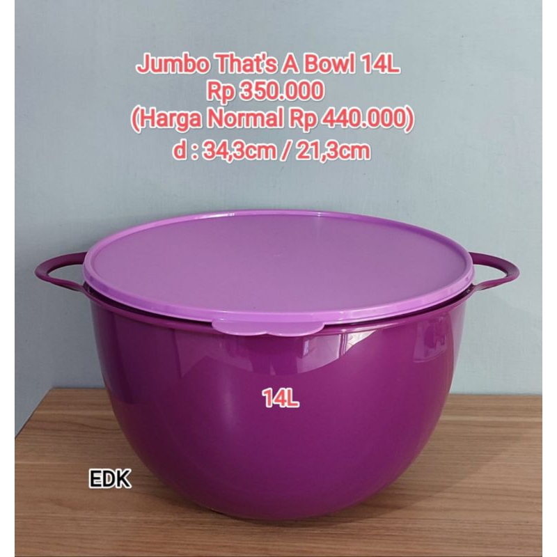 jumbo that's a bowl 14L
