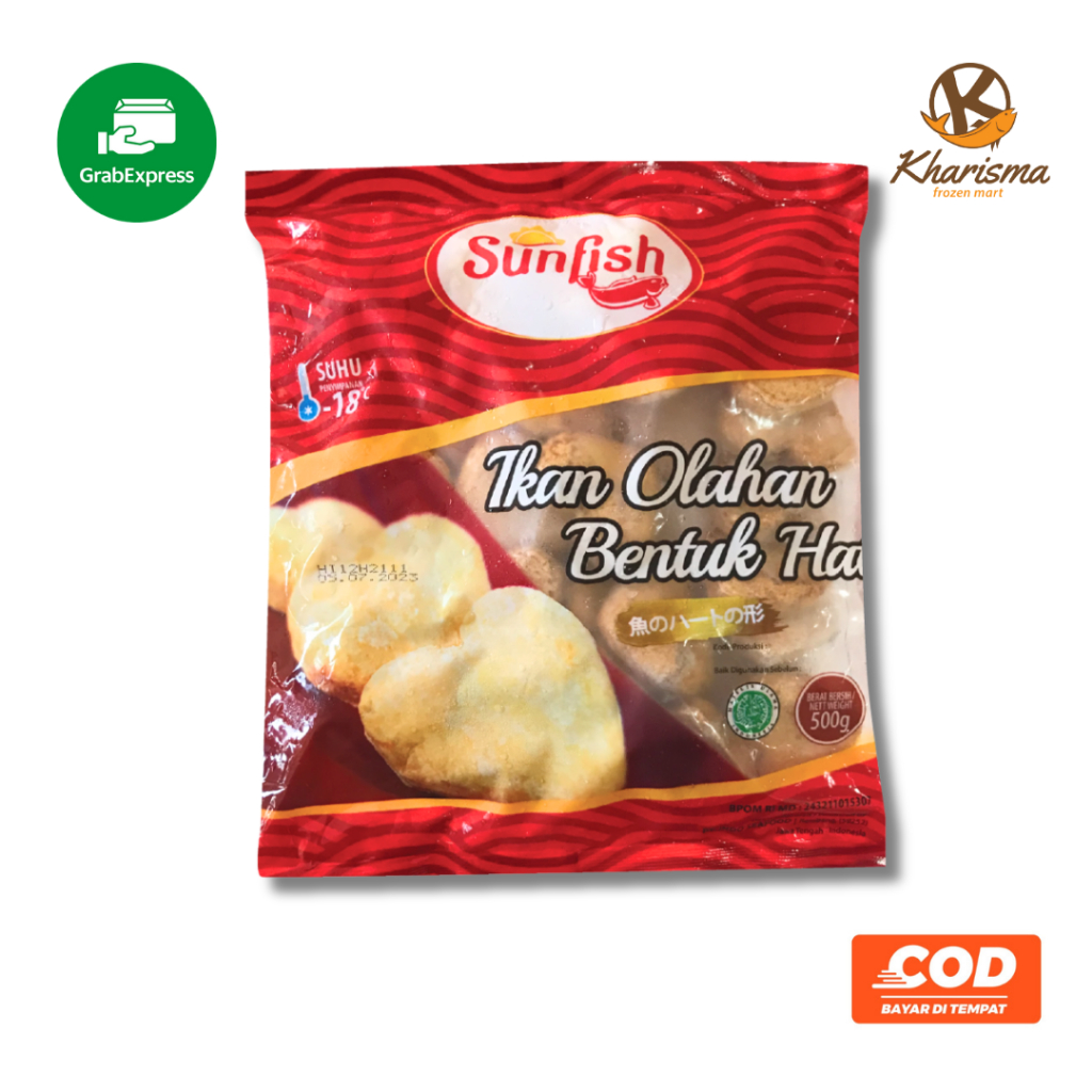 

Sunfish Bakso Ikan Hati Cemilan Frozen Food 500g