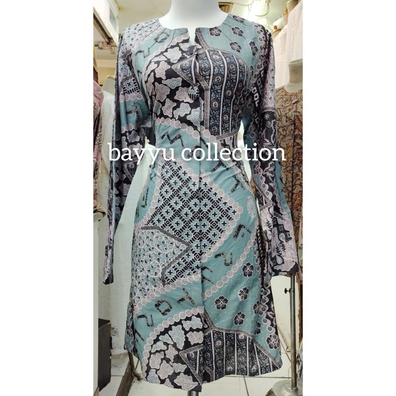 tunik batik wanita muslim
