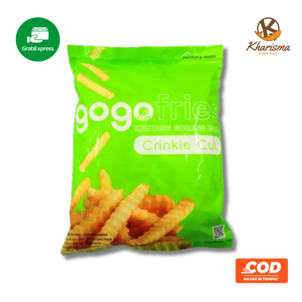 

Gogo Kentang French Fries Crinkle Cut 1kg