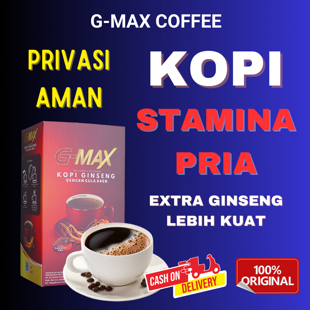 FYP KOPI VIRAL GACOR KOPI PENAMBAH STAMINA PRIA TAHAN LAMA ASLI G-MAX KOPI BIKIN KUAT DI RANJANG BUK