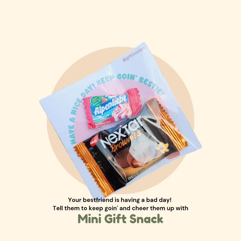 

Mini Gift Snack Spesial Tema Minimalis Bisa Custom Kata-kata