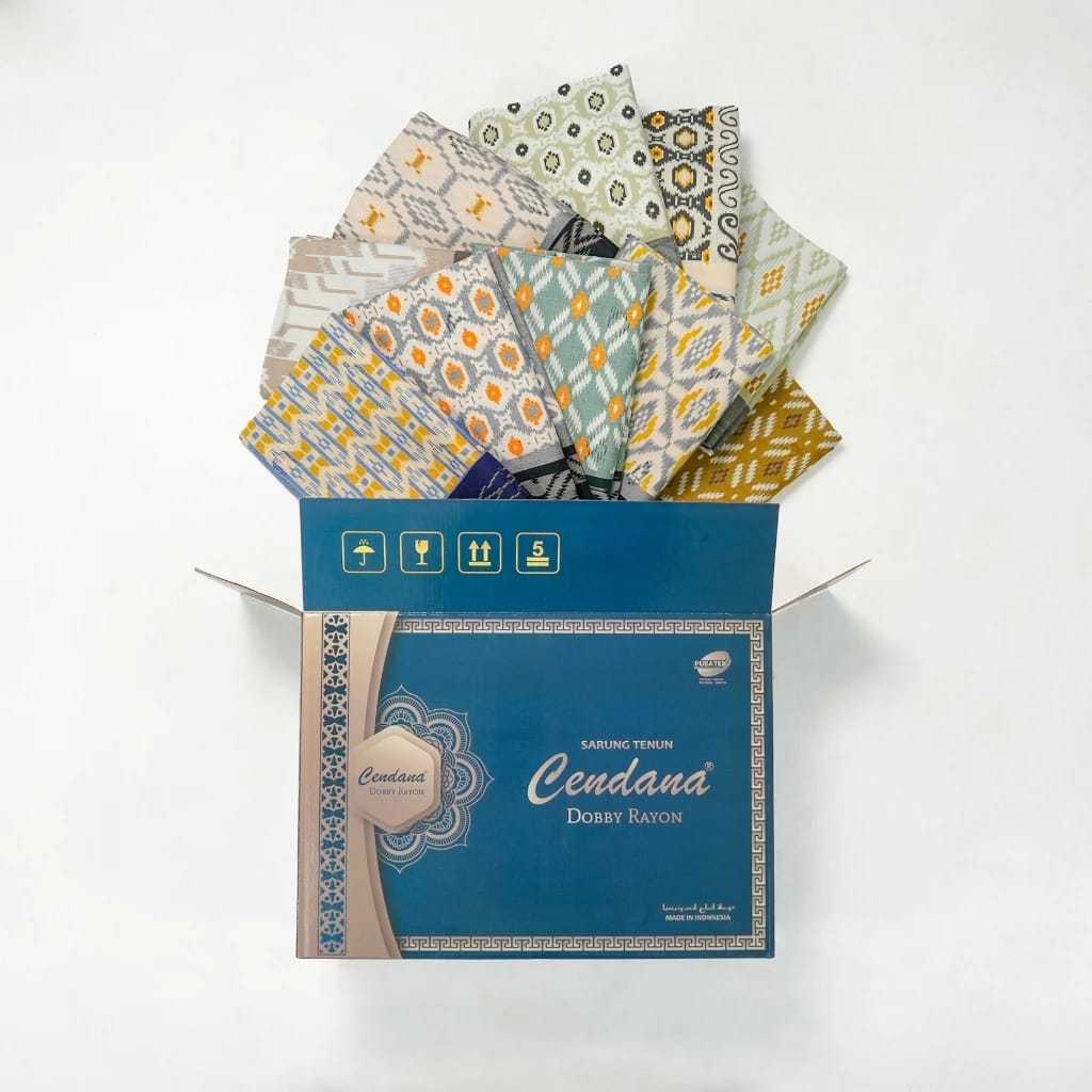 SARUNG CENDANA PREMIUM DOBBY RAYON GOYOR ORI/ SARUNG CENDANA MOTIF PREMIUM BHS TERMURAH
