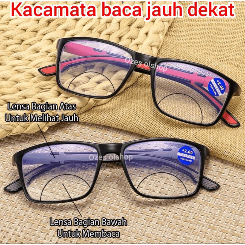 KACAMATA BACA DOBLE FOKUS KACAMATA PLUS JAUH DEKAT
