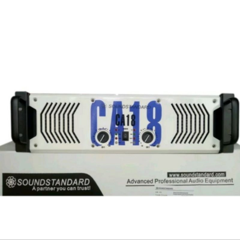 POWER AMPLIFIER SOUNDSTANDARD CA18 NEW STEREO CA 18 PUTIH