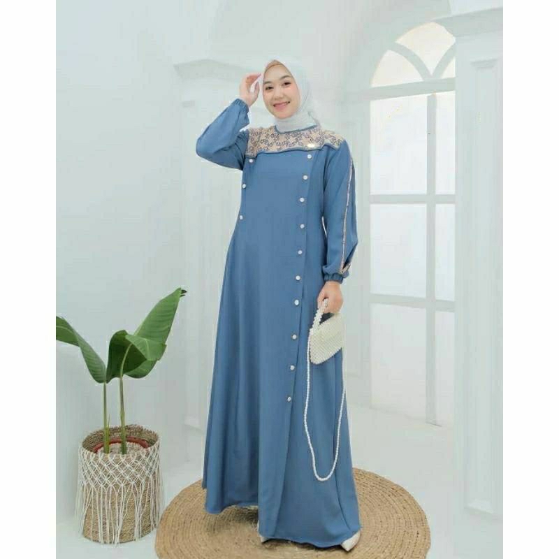 MAYEZA DRESS CRINKLE/ GAMIS CRINKLE / GAMIS LEBARAN / GAMIS TERBARU 2024