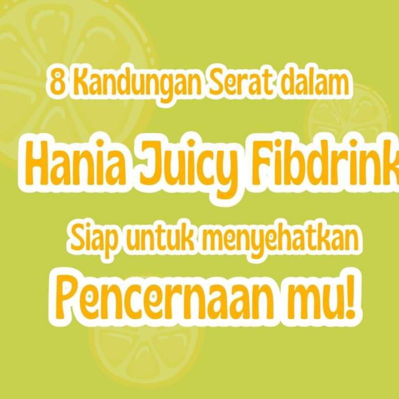 

HANIAJUICYFIBDRINKLEMON
