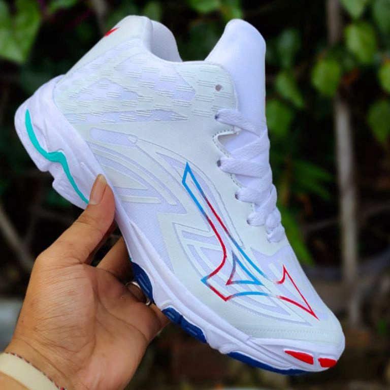 Terbaik Sepatu Volly mizuno wanita size 36 37 38 sepatu mizuno wlz 7 mid Sepatu volly