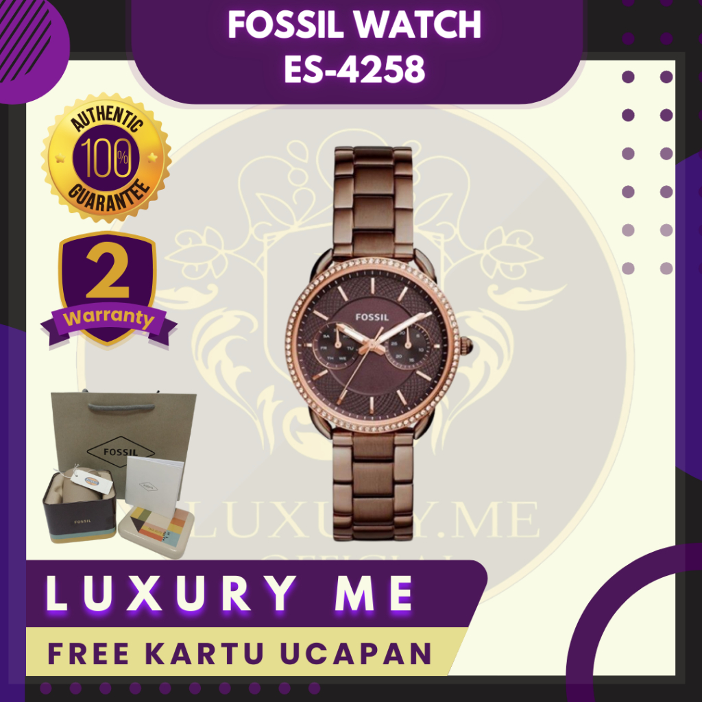 [ ORIGINAL ] Jam Tangan Pria/Wanita Branded Termurah Garansi uang kembali F0ss1L ES 4258