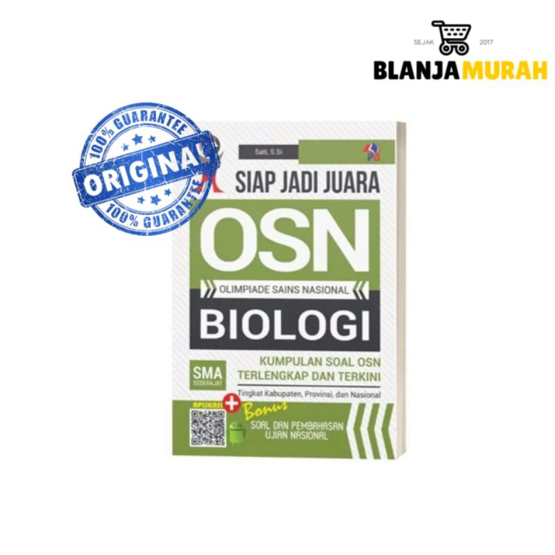 BUKU OSN SMA - SIAP JADI JUARA OSN BIOLOGI SMA