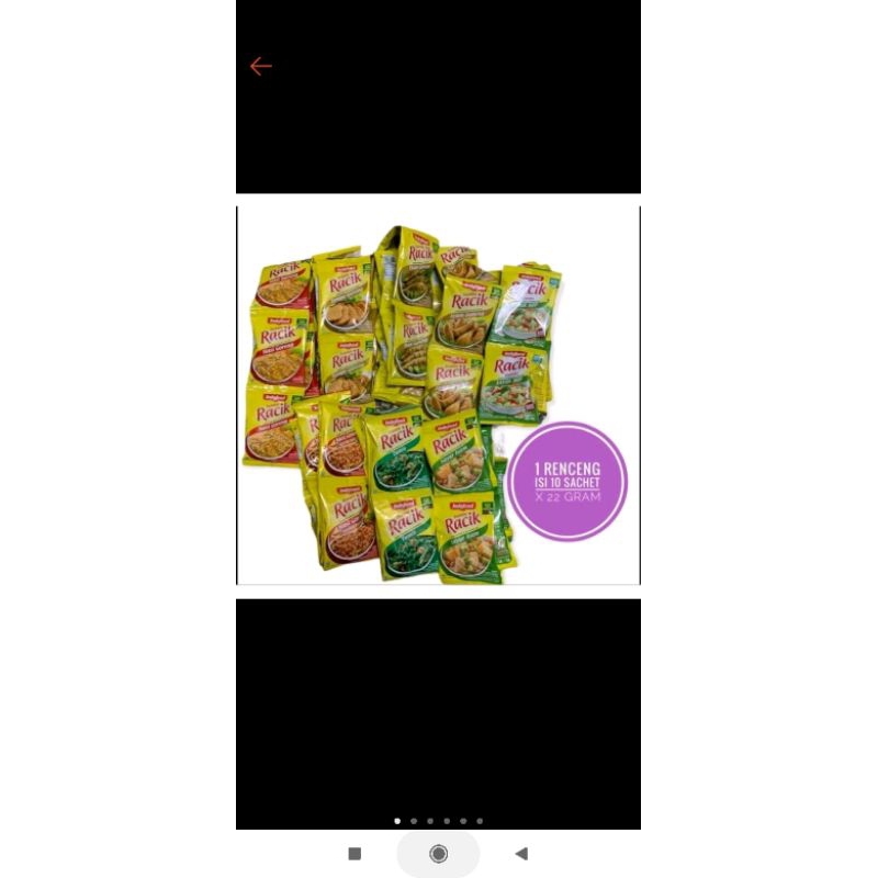 

BUMBU RACIK 10 pks*22g(perenceng)