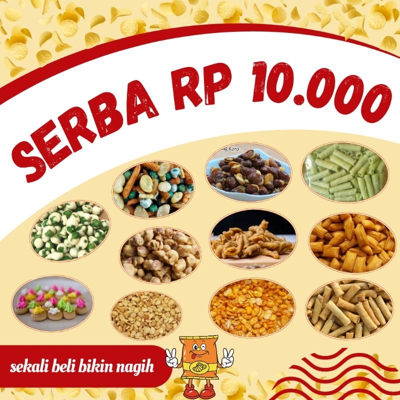 

Kacang/Koro/Kacang Bandung/Kacang Terigu/Serba 10k