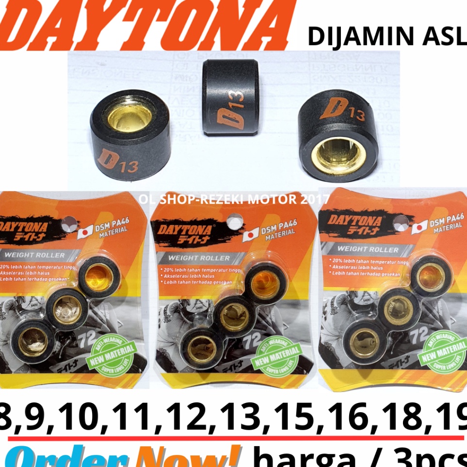 ROLLER VARIO 125 VARIO 15  PCX 15 PCX 16  GENIO BEAT LED SCOOPY 222 DAYTONA RACING HONDA g Promo